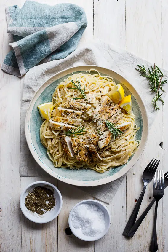 Rosemary cream chicken pasta