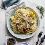 Rosemary cream chicken pasta