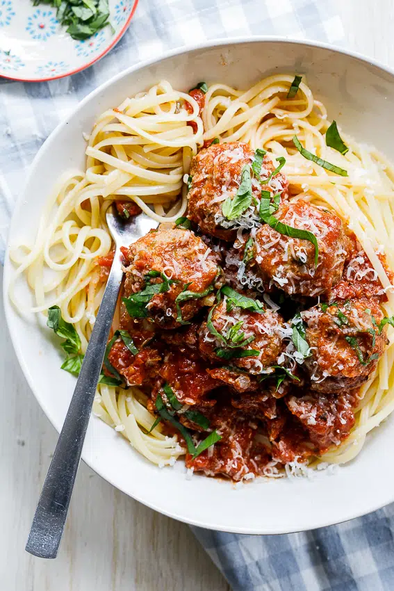 Tuscan slow cooker meatballs