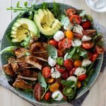 Chicken Caprese salad