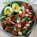 Chicken Caprese salad