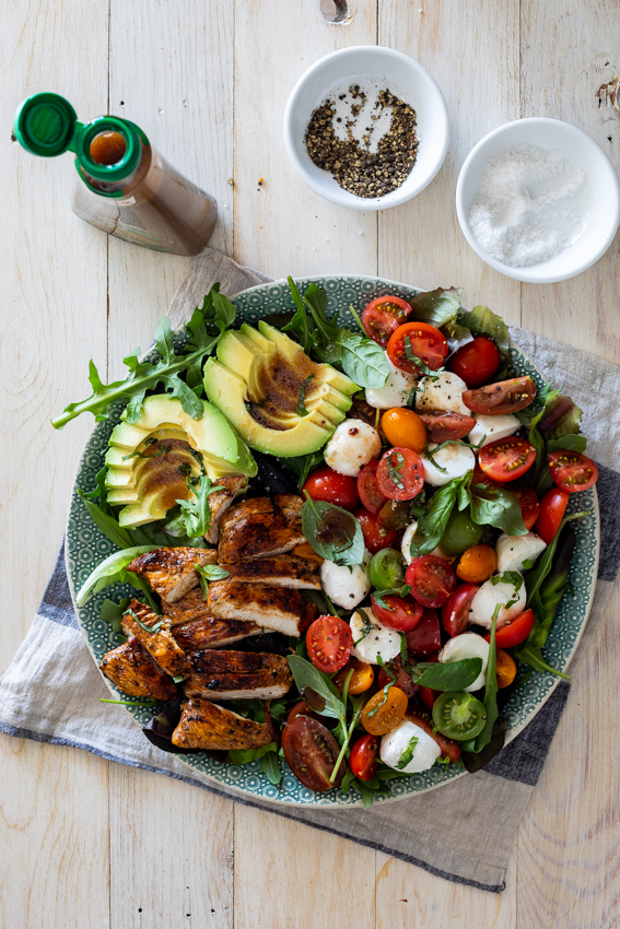 Chicken Caprese salad