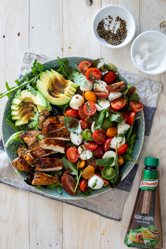 Chicken Caprese salad