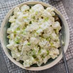Easy creamy condensed milk potato salad