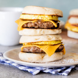 Make-ahead freezer breakfast sandwiches