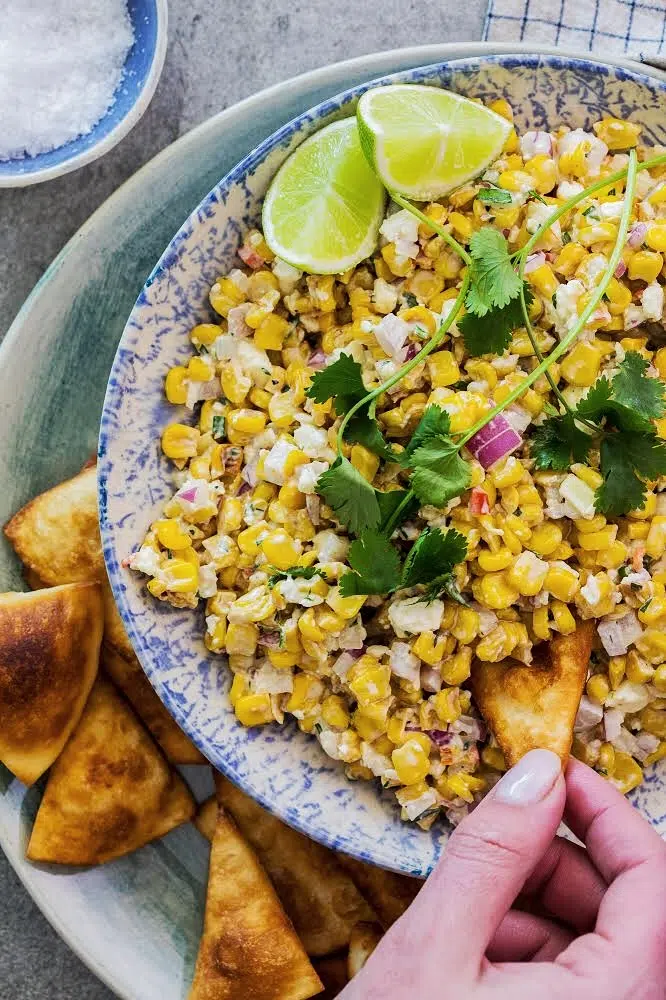 Mexican street corn dip