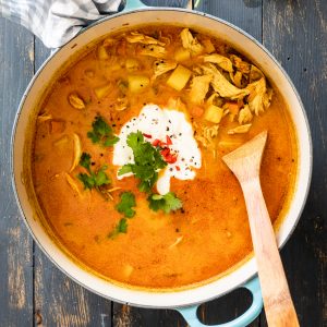 Chicken curry soup