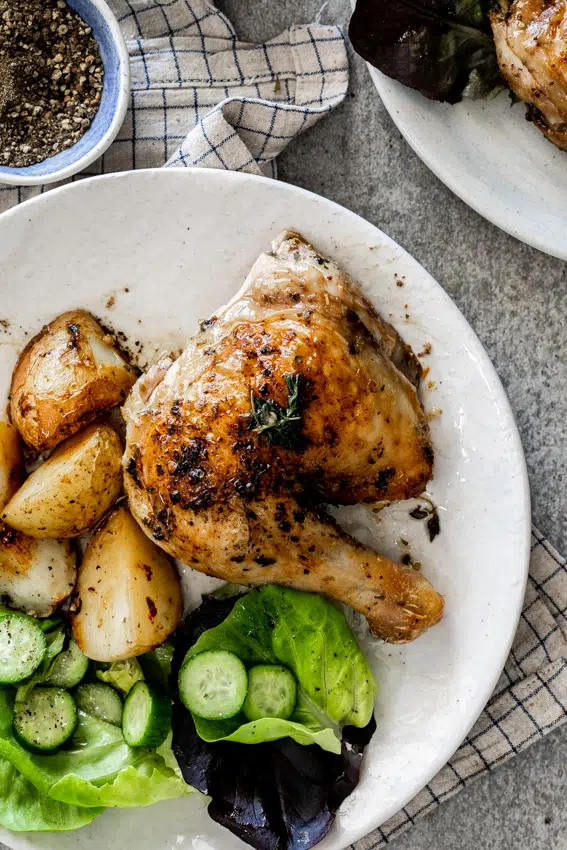 Lemon herb roast chicken