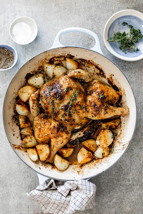 Lemon herb roast chicken