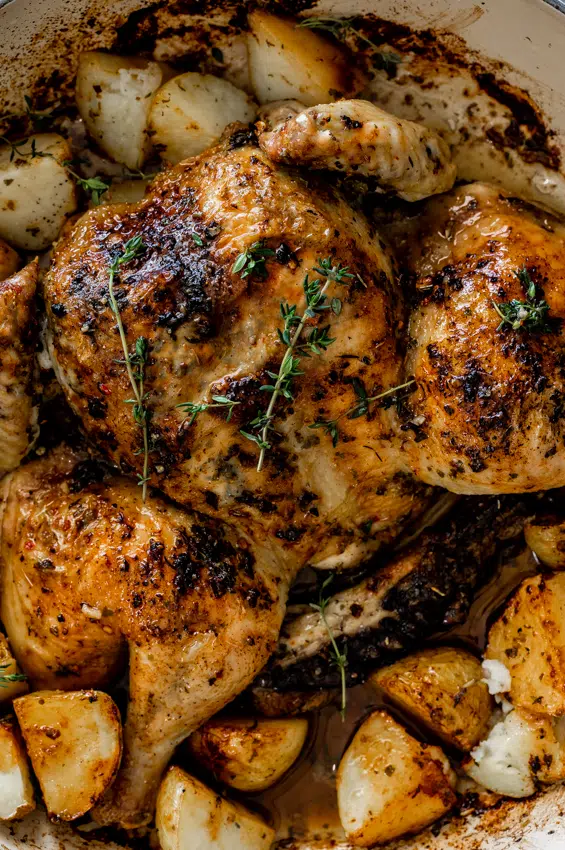 Lemon herb roast chicken