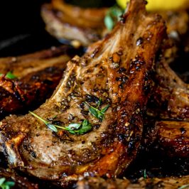 Easy lemon-garlic lamb chops