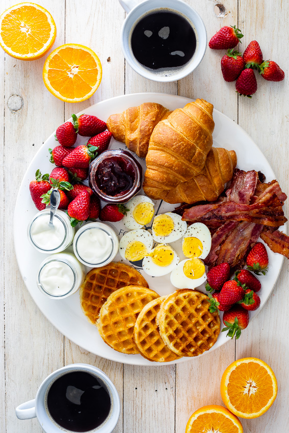 Easy Holiday breakfast board