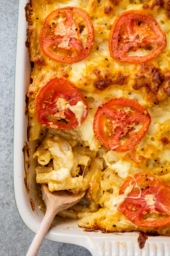 Classic baked mac and cheese