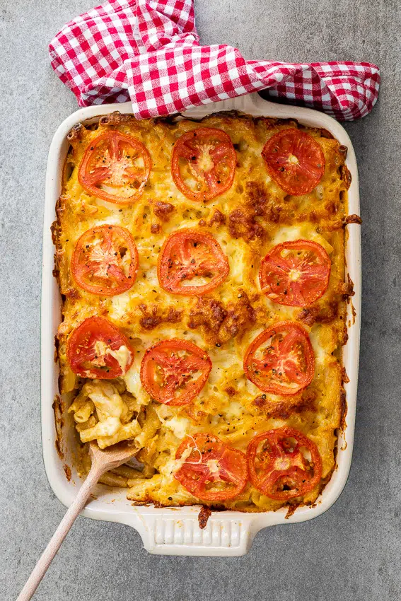 Classic baked mac and cheese