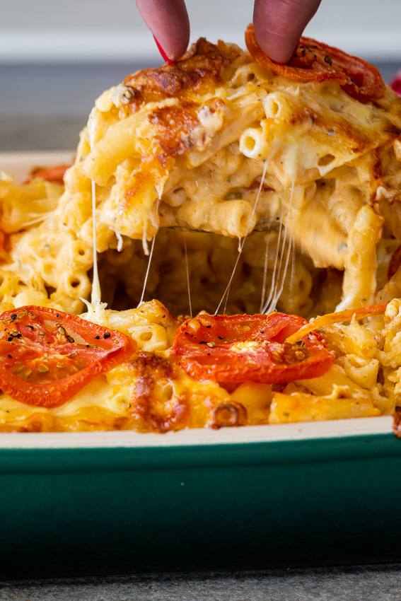 Classic baked mac and cheese