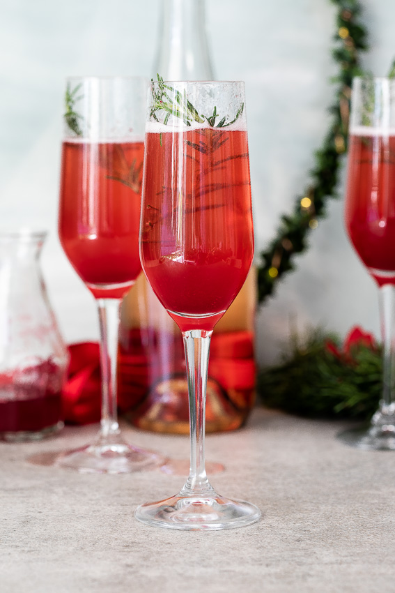 Ginger Cranberry Poinsettia Cocktails Simply Delicious