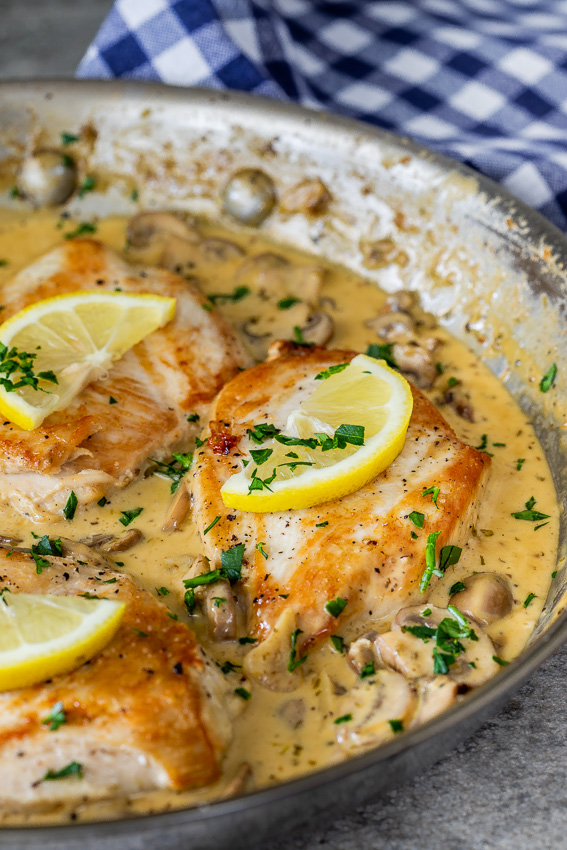 Easy creamy mushroom chicken