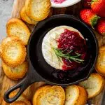 Berry baked Brie