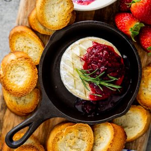 Berry baked Brie