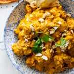 Cauliflower korma curry