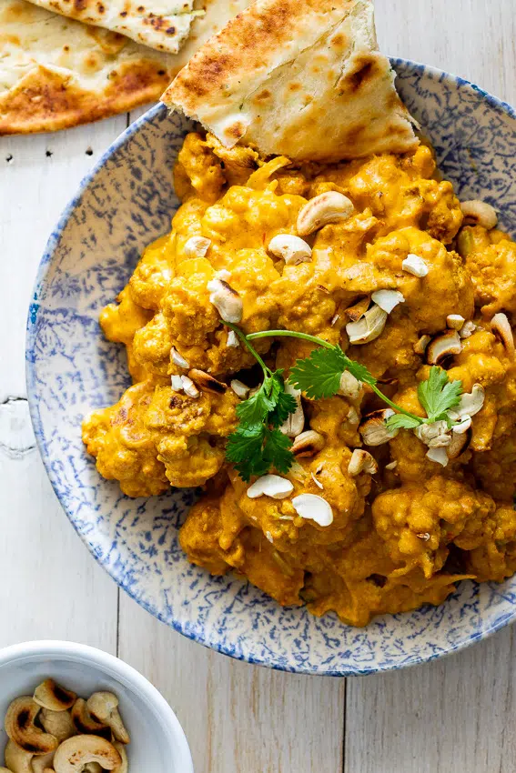 Cauliflower korma curry