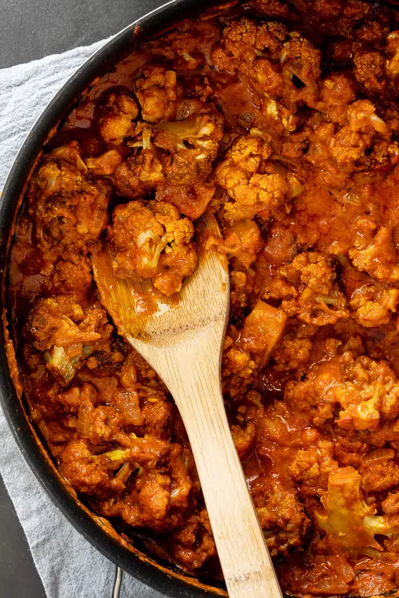 Cauliflower tikka masala