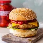 Easy spicy chicken burgers