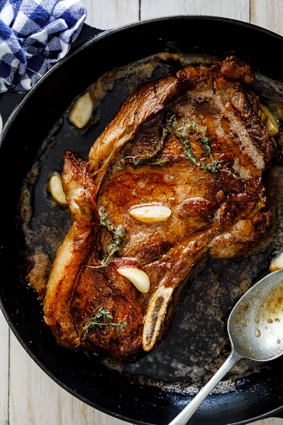 Steak and twice baked potatoes