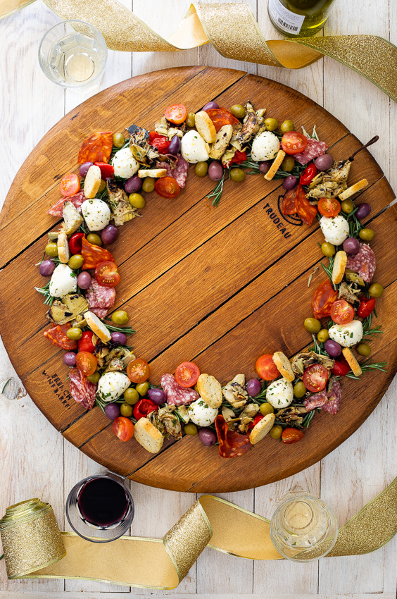 Antipasto wreath