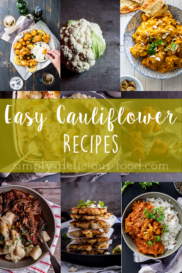 Easy cauliflower recipes