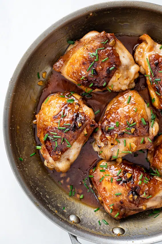 Easy honey garlic chicken thighs