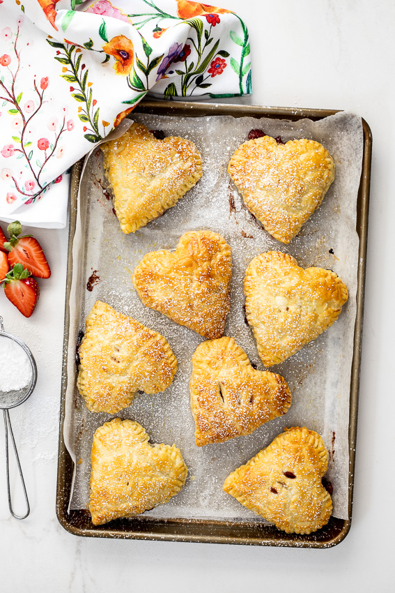 Strawberry Nutella hand pies