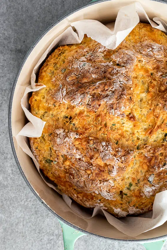 Cheese and herb Irish soda bread