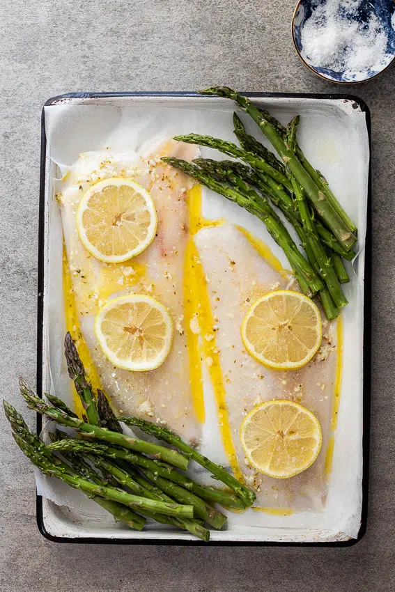 Easy lemon butter baked fish