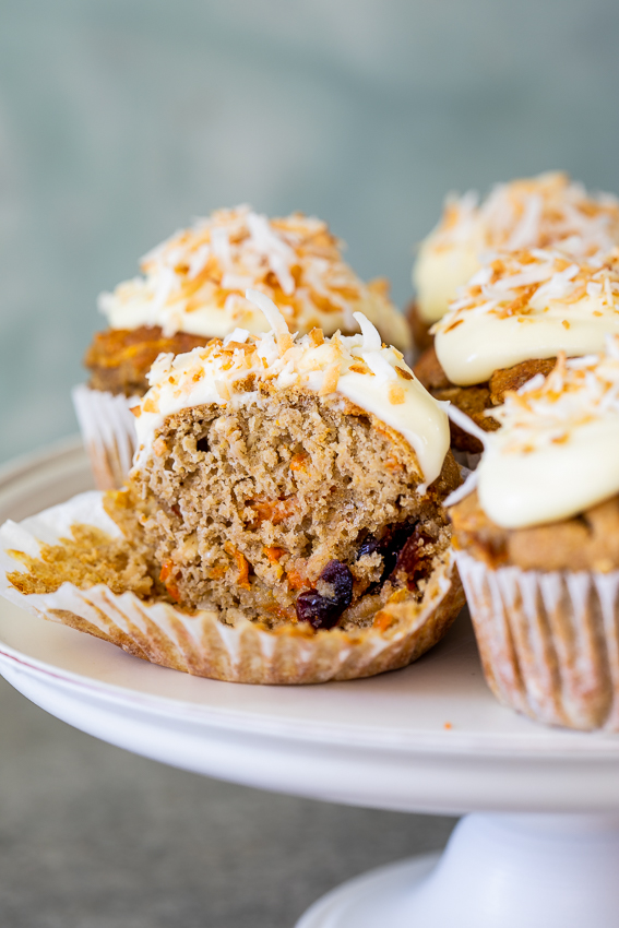 Easy healthy carrot muffins