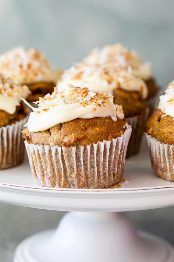 Easy healthy carrot muffins