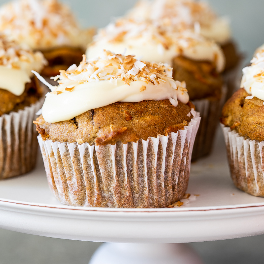 Easy Easy Carrot Cake Cupcakes from Somewhat Simple