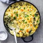 Spinach artichoke baked gnocchi