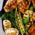30-minute easy grilled chicken and vegetables