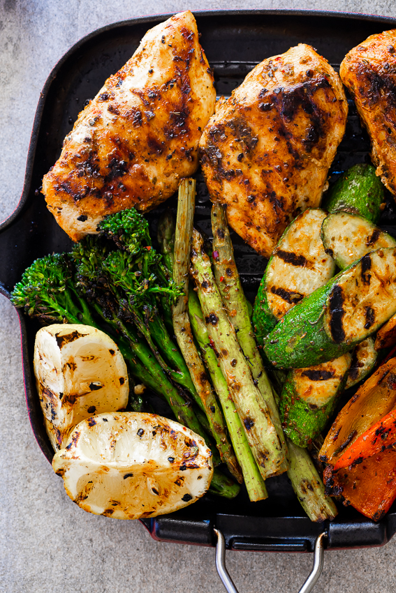 30 Minute Easy Grilled Chicken And Vegetables Simply Delicious