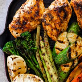 30-minute easy grilled chicken and vegetables