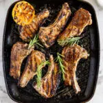 Lemon Garlic Lamb Chops