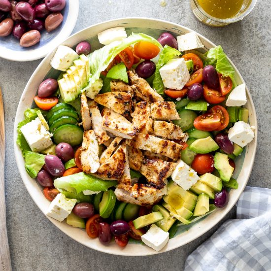 Greek chicken salad - Simply Delicious