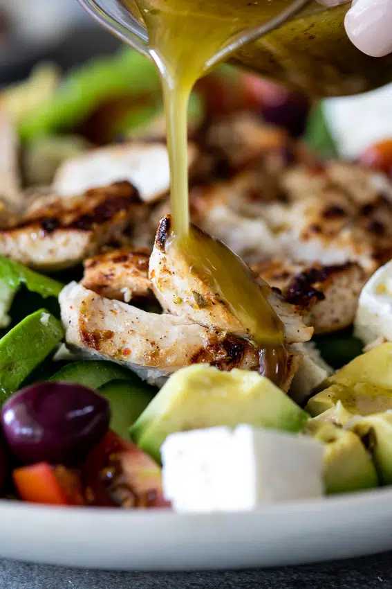 Greek chicken salad