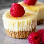 Mini lemon curd cheesecakes