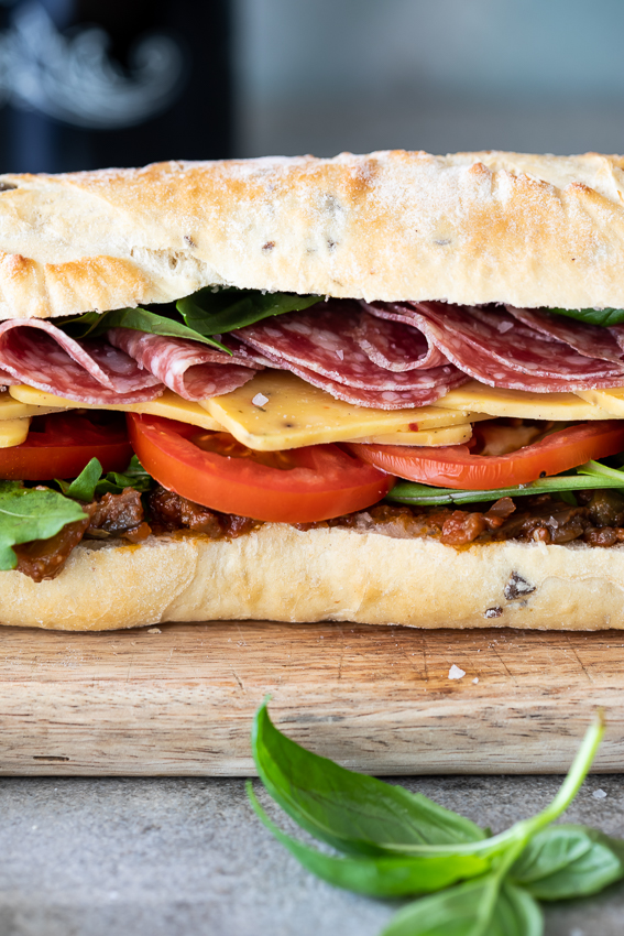 Easy salami sandwich Simply Delicious