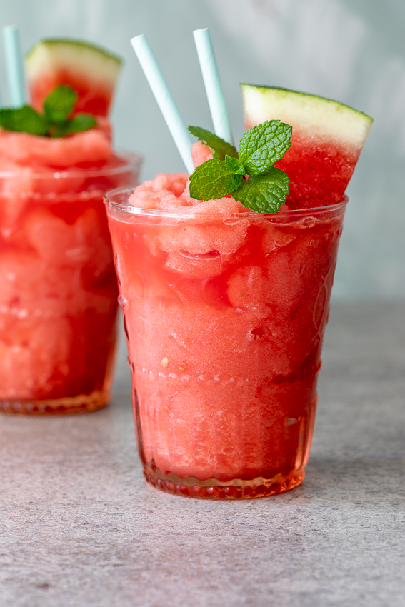 Watermelon frozen gin and tonic