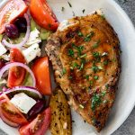 Easy Greek pork chops