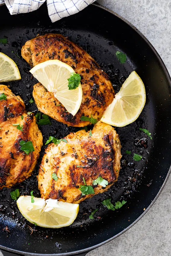 Lemon herb chicken breasts