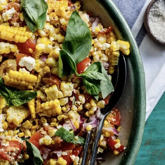 Grilled Corn Salad